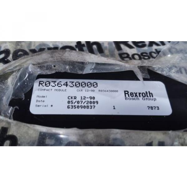 BOSCH REXROTH CKR 12-90  R036430000 COMPACT MODULE CKR LINEAR ACTUATOR #3 image