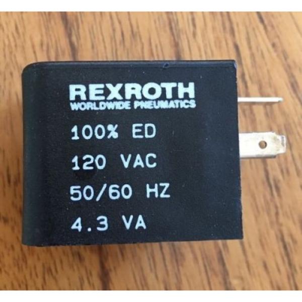 NEW Canada USA Bosch Rexroth Pneumatic Coil 5428117072 R432011985 P-048835-00001 120VAC #2 image