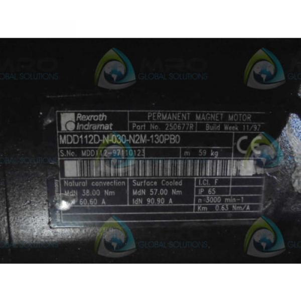 REXROTH INDRAMAT MDD112D-N-030-N2M-130PB0 Origin IN BOX #1 image