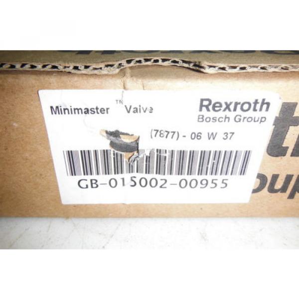 REXROTH China USA GB-015002-00955   MINIMASTER  VALVE  NEW #3 image