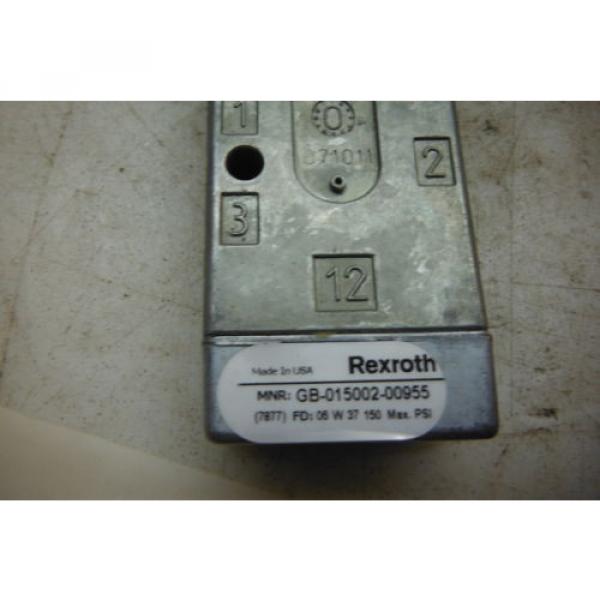 REXROTH China USA GB-015002-00955   MINIMASTER  VALVE  NEW #4 image