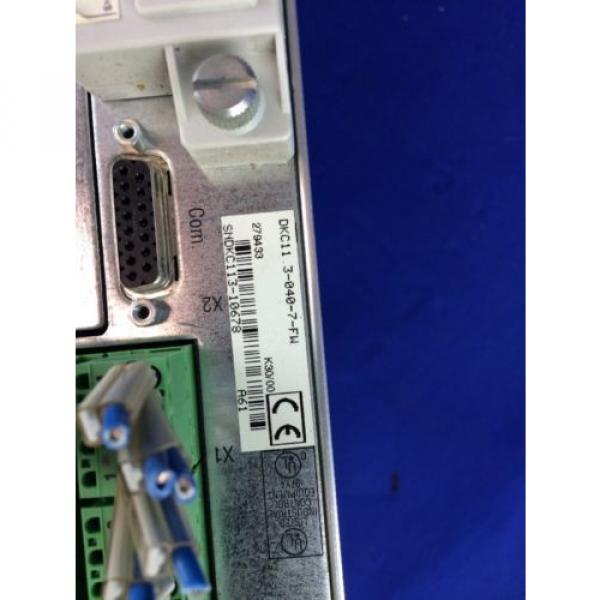 REXROTH Japan Korea INDRAMAT DKC11.3-040-7-FW ECO DRIVE SERVO Drive, FWA-ECODR3-SGP-01VRS #6 image