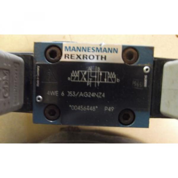 REXROTH 4WE6J53/ AG24NZ4 DIRECTIONAL CONTROL VALVE + 4WEH 16 W48-63/6AG24NETZ4 #2 image