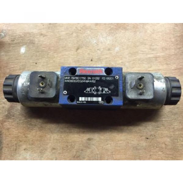 Rexroth MNR R9780177750 4-Way Hydraulic Valve #1 image