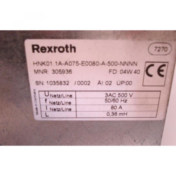 REXROTH Canada Japan INDRAMAT HNK01.1A-A075-E0080-A-500-NNNN MAIN FILTER HNK011AA075E0080A500 #2 image