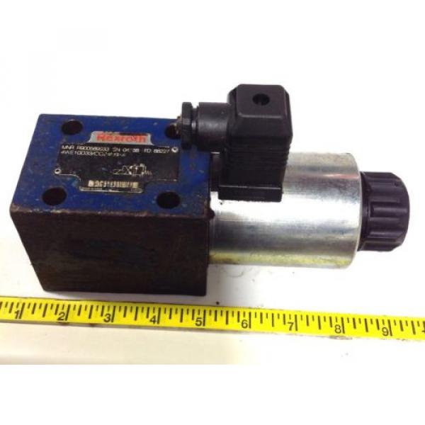 REXROTH HYDRAULIC DIRECTIONAL VALVE R900589933 / 4WE10D33/CG24N9K4 99108 #1 image