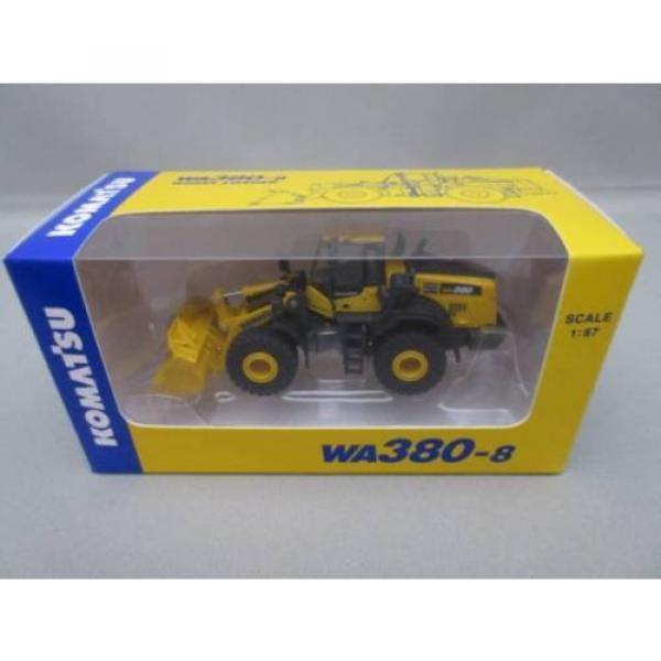 New Komatsu Official Model WA380-8 Wheel Loader diecast 1/87 Rare Item Japan F/S #1 image