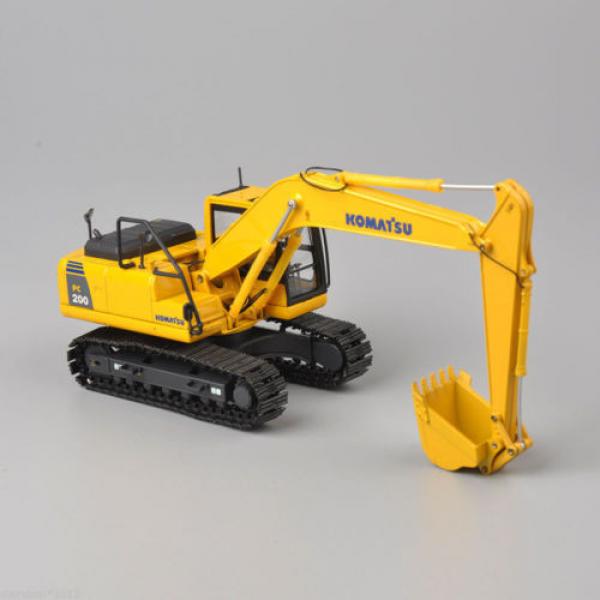 NEW Komatsu PC200 Excavator 1:50 Scale DieCast Metal Model #4 image