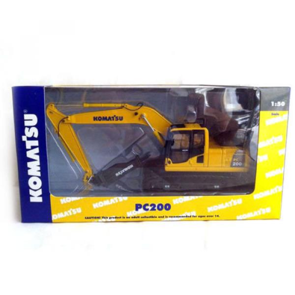 NIB 1:50 Model Komatsu PC200 Drill DieCast model #7 image