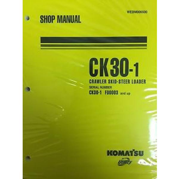 Komatsu CK30-1 Crawler Skid-Steer Track Loader Shop Repair Service Manual #1 image