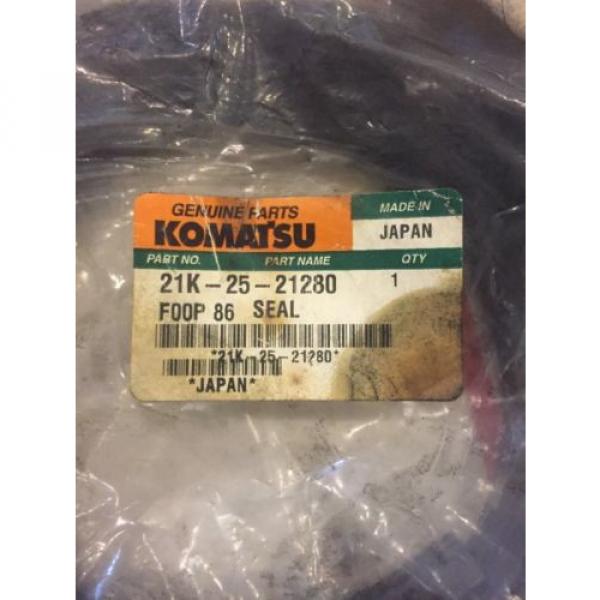 New OEM Genuine Komatsu PC Series Excavator Seal 205-25-21280 Warranty Fast Ship #2 image