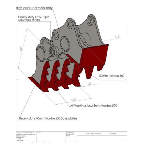 Concrete Pulverisers Rock crusher  Ton Excavator JCB CAT KOMATSU HITACH CASE #11 image