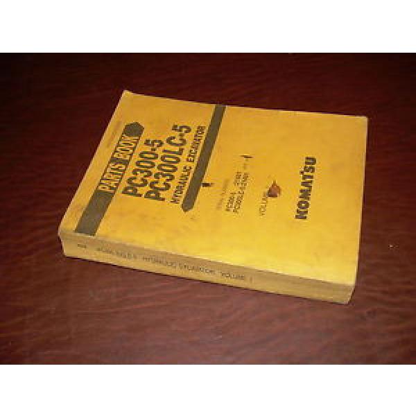 KOMATSU 300 PC300 -5  EXCAVATOR PARTS CATALOG BOOK MANUAL #1 image