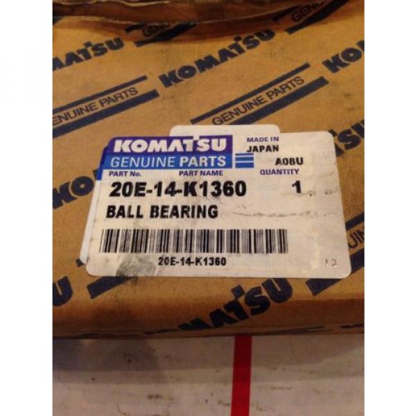 New OEM Genuine Komatsu Excavator Ball Bearing 20E-14-K1360 Fast Shipping! #2 image