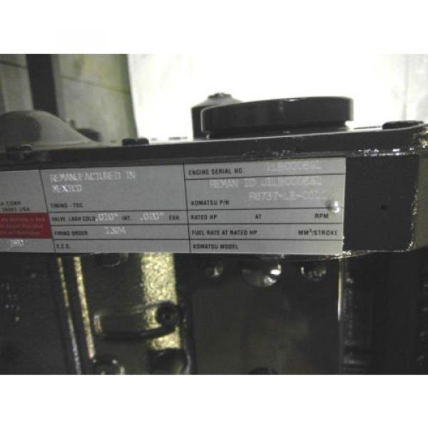 REMANUFACTURED KOMATSU 3.9L LONG BLOCK_R6737-LB-0010 #4 image