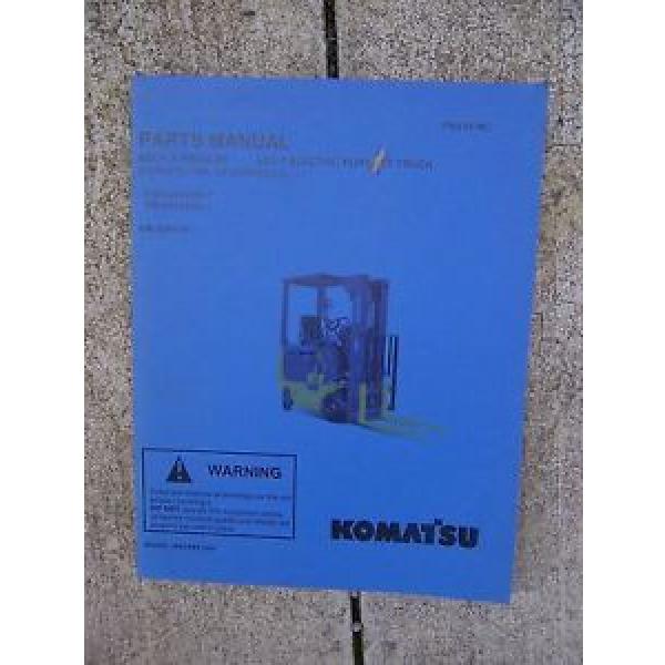 2003 Komatsu ABX7 Electric Forklift Truck Illustrated Parts Manual GE Controls V #1 image