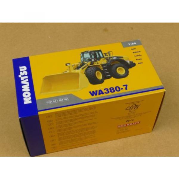 Komatsu WA380-7 Wheel Loader  NZG 876  1:50 Scale #2 image