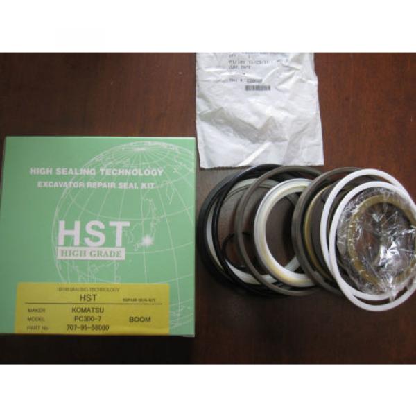 Komatsu PC300-7 BOOM CYLINDER SEAL KITS 707-99-58080 #1 image