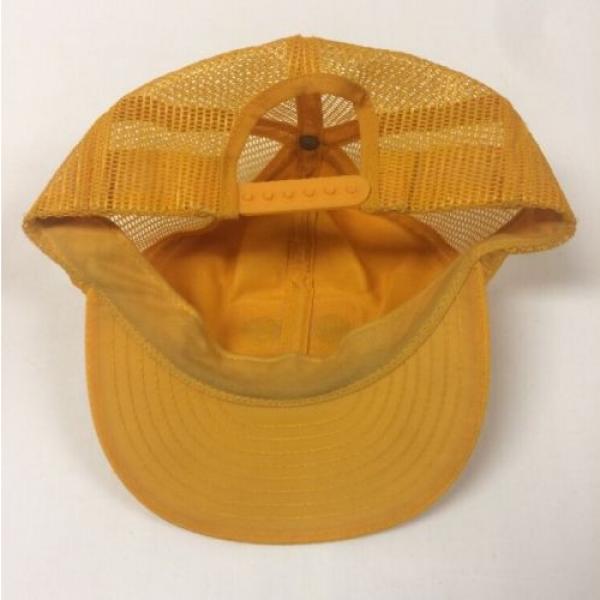 Vintage Komatsu Heavy Duty Machinery Mesh Trucker Hat Cap Construction #6 image