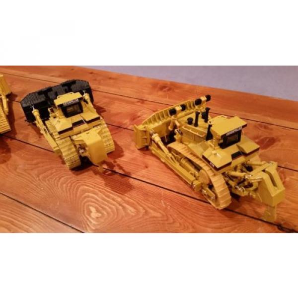 Lot of 4 Komatsu &amp; Caterpillar 1/50 Scale Mining Push Dozers *NEW* #8 image