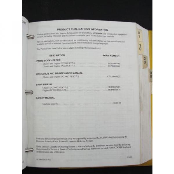 Komatsu Galeo PC200LC-7L excavator service shop repair manual CEBM005805 #10 image