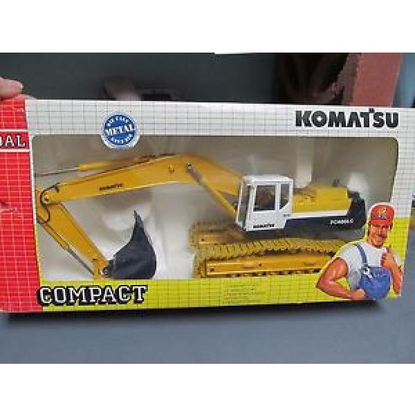 Joal 186 Komatsu Backhoe.  Excavator, Working Metal Tracks.  1/32nd scale. #1 image