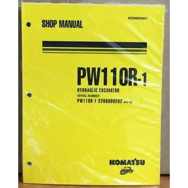 Komatsu Service PW110R-1 Excavator Shop Manual NEW REPAIR #1 image