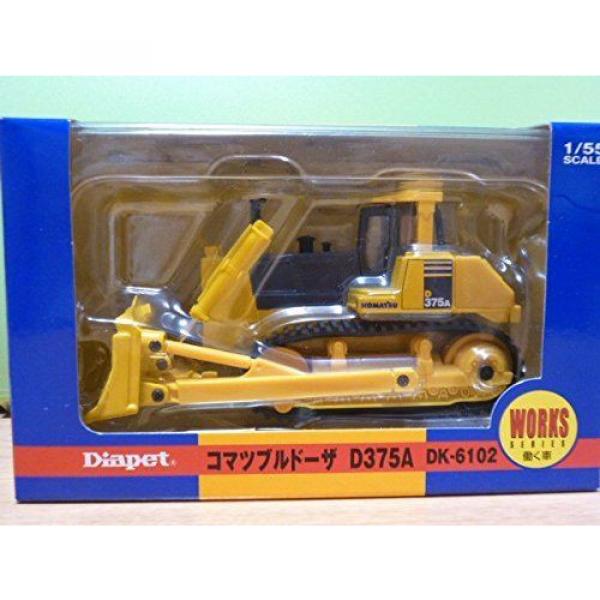 KOMATSU Official DK-6102 Bulldozer D375A 1/55 Scale Model Heavy Equipment New #2 image