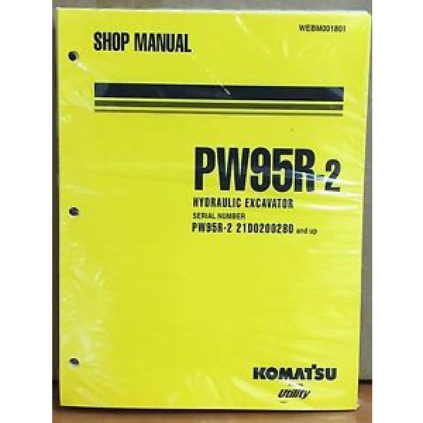 Komatsu Service PW95R-2 Excavator Shop Manual NEW REPAIR #1 image