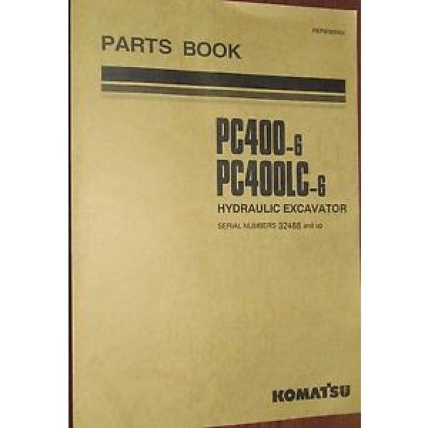 PARTS MANUAL FOR PC400LC-6 KOMATSU CRAWLER EXCAVATOR #1 image