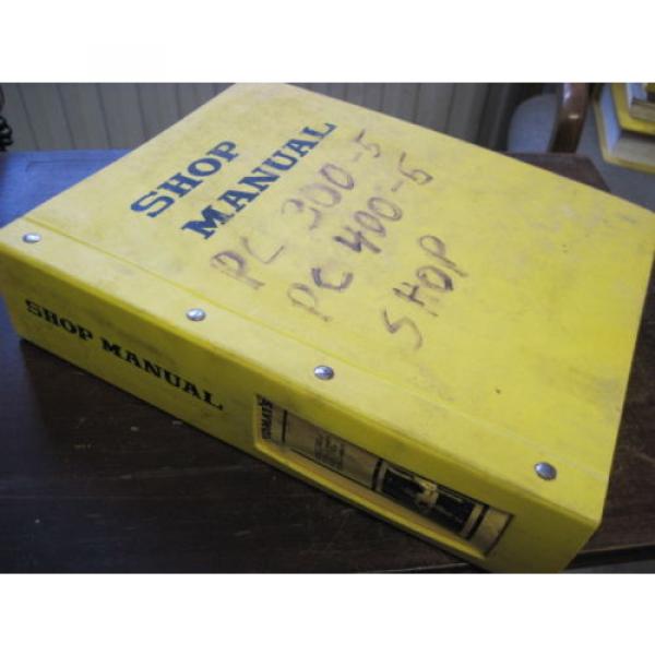 OEM KOMATSU PC300/LC-5 PC400/LC-5 Excavator SERVICE SHOP REPAIR Manual Book #1 image