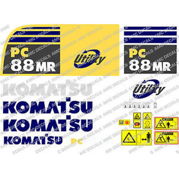 KOMATSU PC88MR DIGGER DECAL STICKER SET #1 image