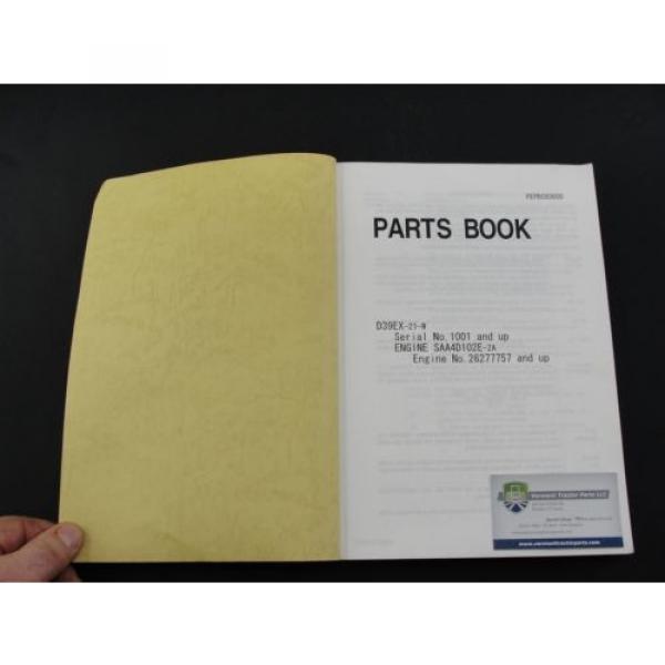 Komatsu D39EX-21 bulldozer parts book manual PEPB080600 #2 image