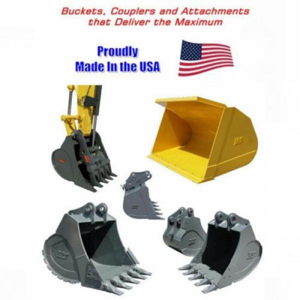 NEW 24&#034; KOMATSU PC50MR-2 HD MINI EXCAVATOR BUCKET W/ ESCO SUPER V TEETH #7 image