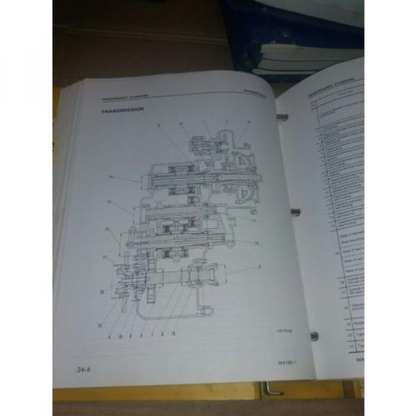 KOMATSU WA180-1 WHEEL LOADER SERVICE SHOP REPAIR BOOK MANUAL #2 image