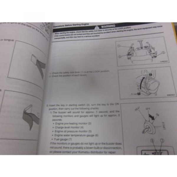 Komatsu PC40MRX-1 PC45MRX-1 Hydraulic Excavator Operation &amp; Maintenance Manual #2 image