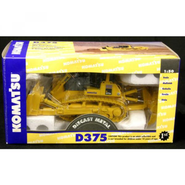 FIRST GEAR Komatsu D375A Bulldozer Crawler w/ Ripper Tractor Collector Toy 1/50 #2 image