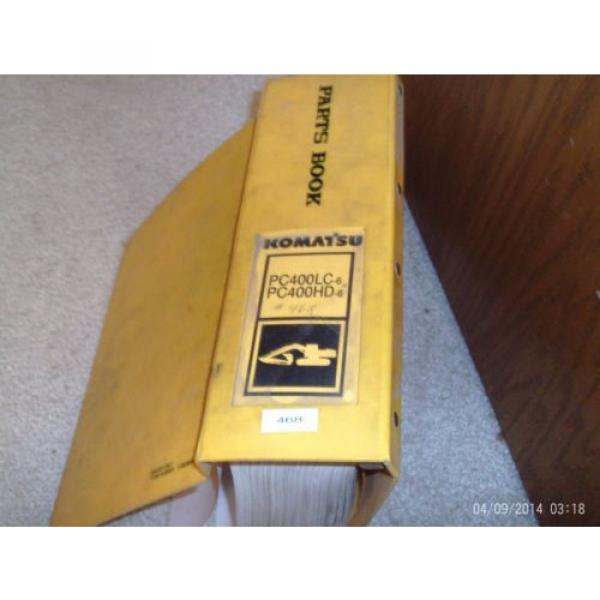 KOMATSU  PC400LC-6 PC400HD-6 HYDRAULIC Excavator Parts Manual with Binder #3 image