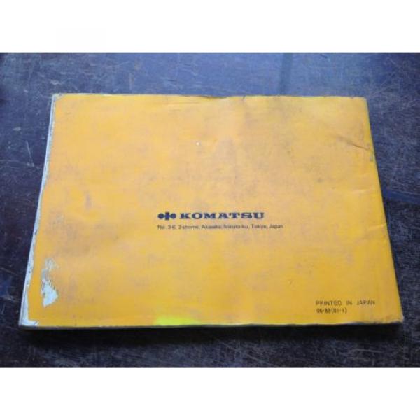 OEM KOMATSU D58E-1, 1A, 1B D58P-1 Bulldozer Operation Maintenance Manual AUC #2 image