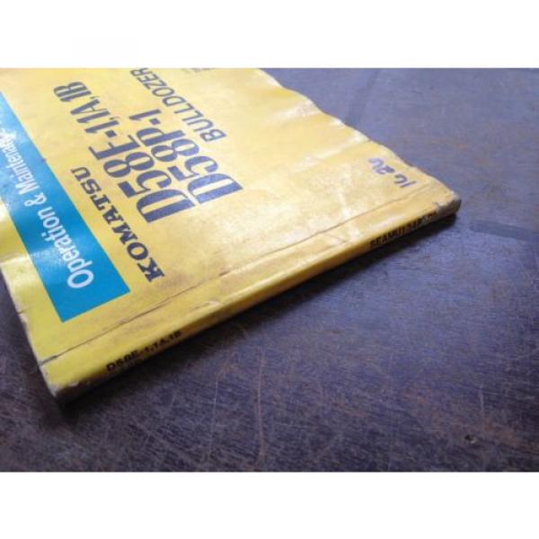 OEM KOMATSU D58E-1, 1A, 1B D58P-1 Bulldozer Operation Maintenance Manual AUC #3 image