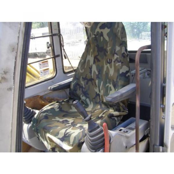 CAMO EXCAVATOR SEAT COVER HIGH BACK , CAT, JOHN DEERE, CASE, LINK BELT, KOMATSU #1 image