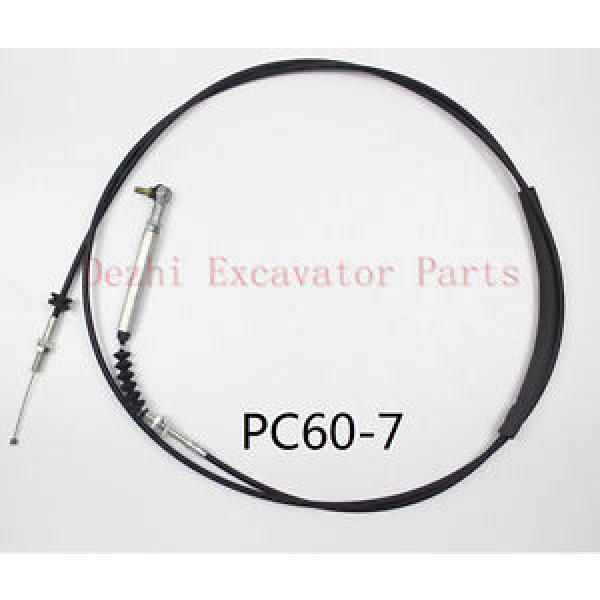 EXCAVATOR PARTS KOMATSU PC60-7 THROTTLE CABLE #1 image