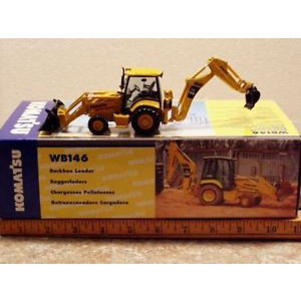 Komatsu WB146 Backhoe Loader First Gear 1/50 NIB #1 image