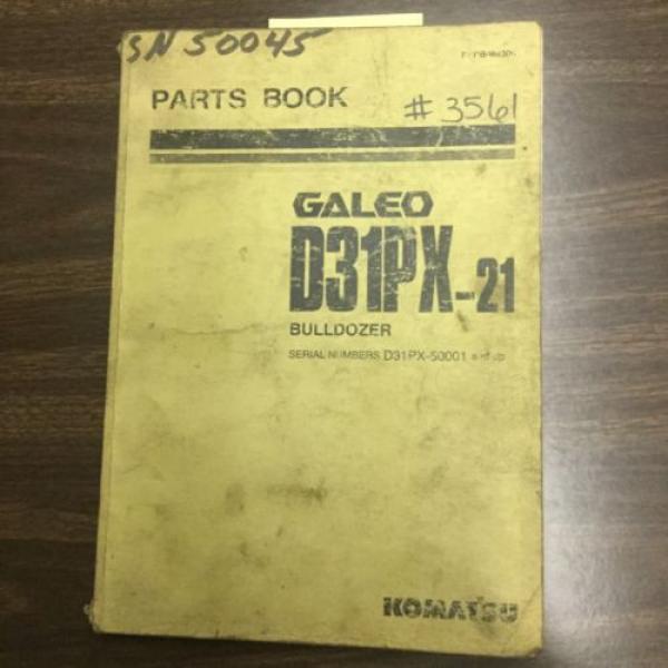 Komatsu D31PX-21 PARTS MANUAL BOOK CATALOG BULLDOZER TRACTOR GUIDE PEPB088300 #1 image