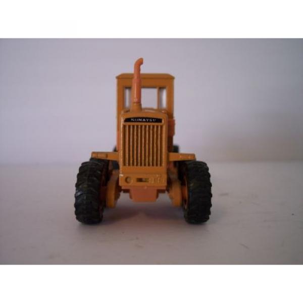 VINTAGE DIAPET KOMATSU GD605A MOTOR GRADER 1:50 SCALE ORANGE VERSION (T-74) NBOX #3 image