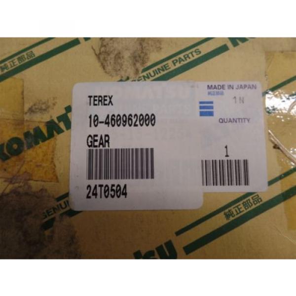 GENUINE KOMATSU PARTS 425-15-12254 LARGE GEAR ASSEMBLY, TEREX 10-460962000 N.O.S #4 image