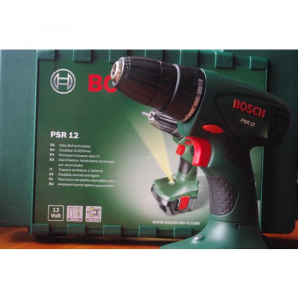 Bosch PSR  12v    (BOSCH) Cordless Drill body+plastick box #1 image