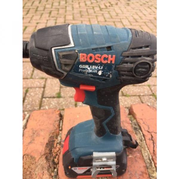 Bosch GDR 18 V-LI Cordless Impact Driver Li-on #5 image