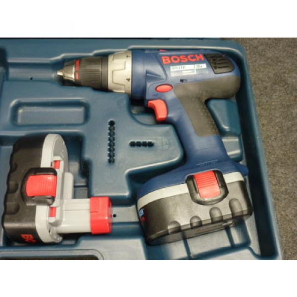 NOS! BOSCH 33618 CORDLESS 1/2&#034; DRILL KIT, 18-VOLT, BRUTE TOUGH #2 image