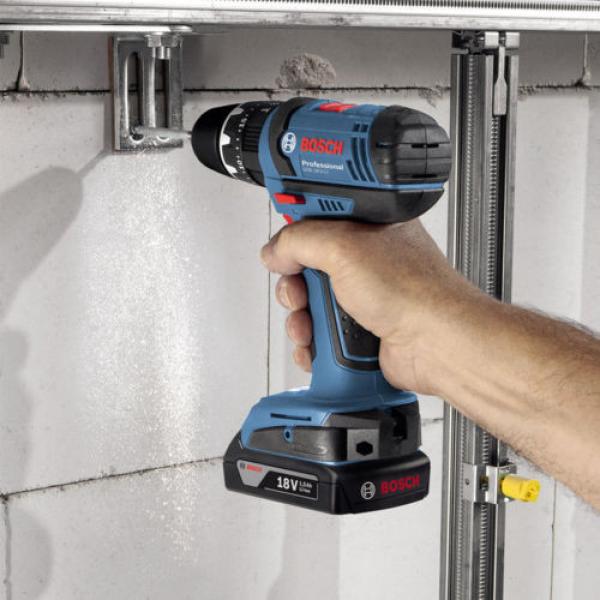 Bosch GSB182LI plus 18v combi cordless drill 2x2ah li-on batts L box GSB-18-2-LI #6 image